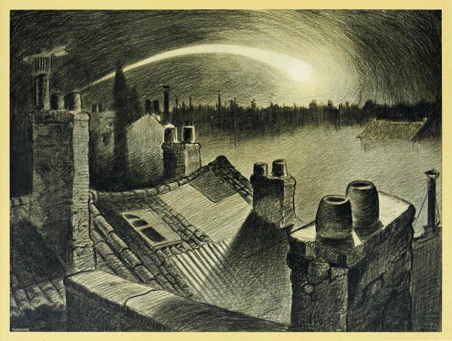 One of Henrique Alvim Corrêa’s Illustrations for The War of the Worlds (1906)